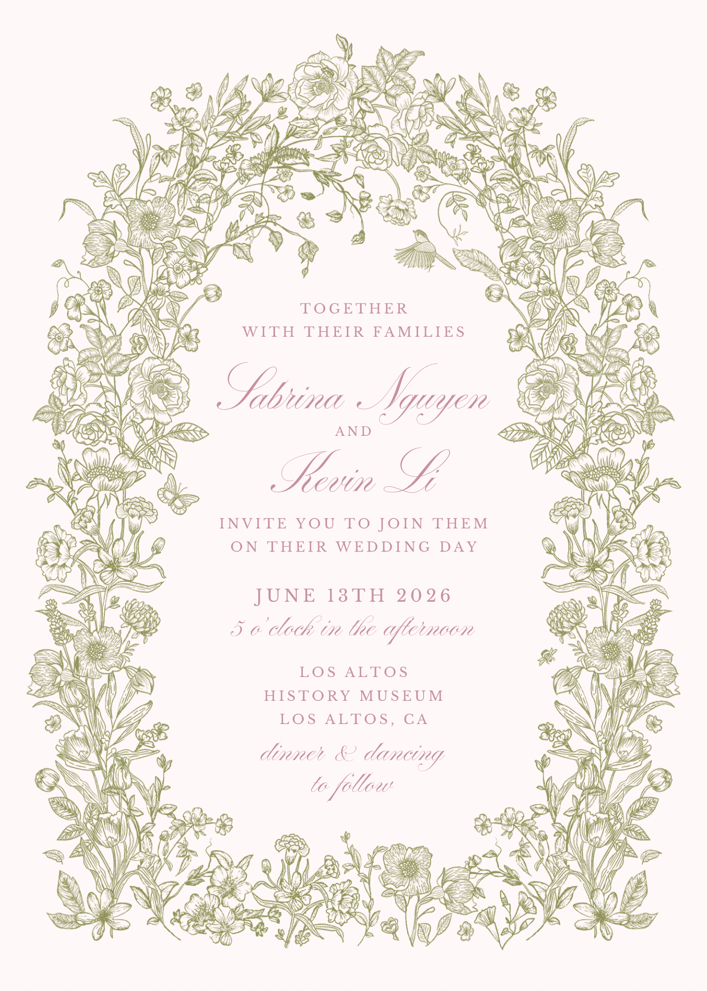 Invitation - Kevin & Sabrina's Wedding